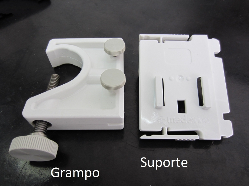 Descri��o: Descri��o: Grampo e Suporte para Sistema Transtar